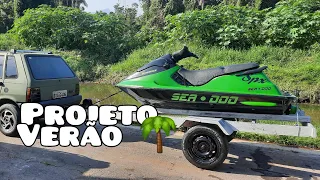 FIZ UMA CARRETINHA PRO JET SKY