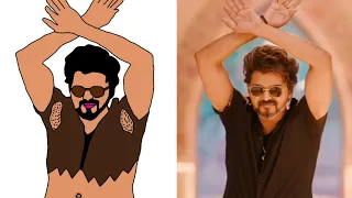 Arabic Kuthu - Video Song Drawing Meme | Beast | Thalapathy Vijay | Pooja Hegde | Anirudh