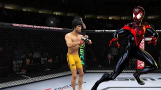 UFC 4 | Bruce Lee vs. Spider-Man (Miles Morales)🕸 (EA Sports UFC 4)🕷🕸