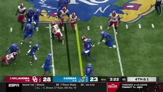 Caleb Williams Insane 4th Down Handoff Play vs Kansas