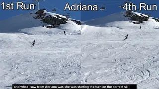 Ski lesson Results Zermatt Switzerland