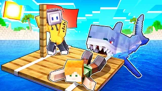 LOGGY PER KIYA SHARKS NE HAMLA | MINECRAFT