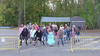 Thriller dance by Thrill Seekers flash mob performed at the Parkersburg YMCA today 10/29/21