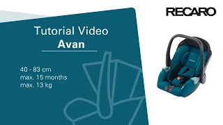 RECARO Avan Tutorial Video