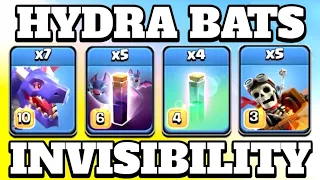 DragBat & Dragon Rider Attack With Invisibility Spell!! Best Th15 Attack Strategy - CLASH OF CLANS