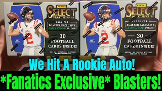 2022 *Fanatics Exclusive* Select Draft Blaster Boxes! We Pulled a Rookie Auto & More! Green Squares!