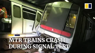 Hong Kong's MTR trains crash during signal test