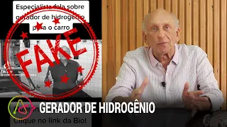 RESPOSTA AOS PICARETAS: Boris Feldman É CONTRA gerador de hidrogênio