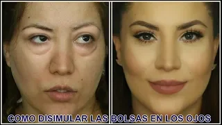 como disimular,las bolsas de los ojos,con maquillaje | tips para disimular las bolsas en los ojos