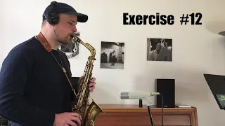 Basic Jazz Conception for Saxophone by Lennie Niehaus (Vol. 1) - Exercise #12