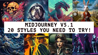 Midjourney 5.1: 20 Art Styles You've (Probably) Never Heard Of, But Need To Try (Prompts Included!)