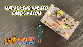 Распаковка ДЕЛЮКС коробки с картами Наруто| Naruto card DELUXE(T3W3) box unboxing | KAYOU