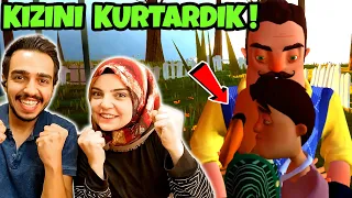 HELLO NEIGHBOR MUTLU SON! KIZINI KURTARDIK! | Hello Neighbor Mod