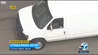 CHP chasing driver in reported stolen van in South Bay area