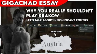 Why You Shouldn't Play Krakow - GigaChad Essay - Victoria 3 Guide