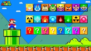 Super Mario Bros. but there are MORE Custom Question Blocks (ALL EPISODES)