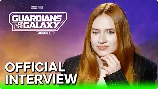 GUARDIANS OF THE GALAXY VOL.3 (2023) Karen Gillan "Nebula" Official Interview