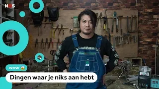 Deze uitvinder maakt alleen maar nutteloze dingen