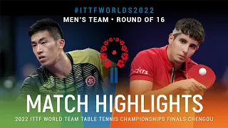 Highlights | Lam Siu Hang (HKG) vs Eduard Ionescu (ROU) | MT R16 | #ITTFWorlds2022