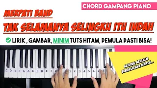 Tutorial Chord Piano | TAK SELAMANYA SELINGKUH ITU INDAH - Merpati Band | Untuk Pemula