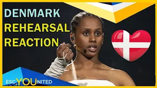 DENMARK REACTION: First Rehearsal - Saba – Sand - Eurovision 2024react