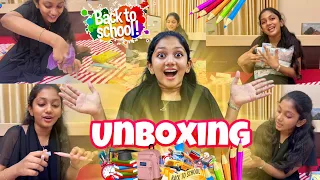 Back to School UNBOXING💥 #BACK TO SCHOOL HAUL✏️ #മിൻഷ വാങ്ങിയത് #ഇത്രക്കൊക്കെ വേണോ 🤔