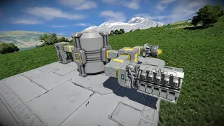 Space Engineers - How to Build a Functioning Hydrogen System and Ship - Beginners Guide - Remade