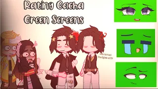 Rating Gacha Green Screens ||Original vids in description||