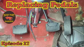 1956 Ford F-100 Episode 27 - Clutch and Brake pedal pad replacement