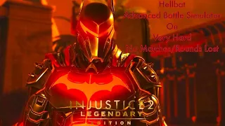 Injustice 2 - Hellbat Advanced Battle Simulator On Very Hard No Matches Lost/Rounds Lost