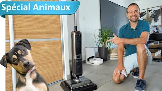 Uwant X100 - La premier balai laveur de sol anti cheveux et poils d'animaux