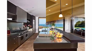 Ideas de diseño de cocina de playa para casa grande