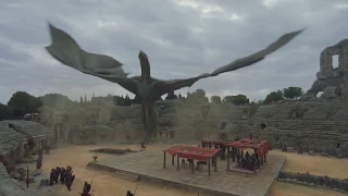 Game of Thrones S07E07 Daenerys Arrives at Dragon Pit With Her Dragons.