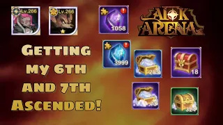 AFK Arena | Getting my 6th and 7th Ascended and preperations before Mass Summoning