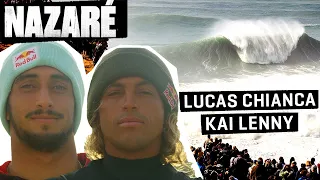 Kai Lenny & Lucas Chianca, Nazaré Tow Surfing Challenge | SOUND WAVES