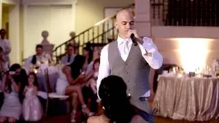 Groom Sings John Legend All of Me to Bride at Wedding