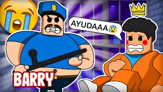 ESCAPA de la PRISION de BARRY 👮‍♂️🚨 en ROBLOX con @ONEFLOWYT