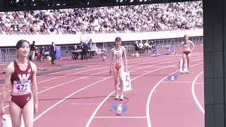 [4k]女子1部　400mH　決勝　関東インカレ2022　2022年5月22日(日)