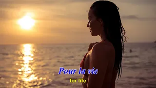 La Mer  -  (1976) -   DALIDA  - French lyrics + English subtitle