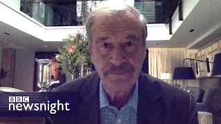 Vicente Fox: ‘We’re not paying for that f***ing wall' - BBC Newsnight