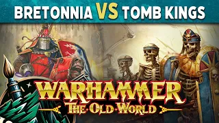 The Old World Box Sets Battle Report   Kingdoms of Bretonnia vs Tomb Kings