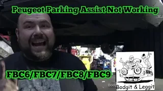 Peugeot Parking Assist Not Working FBC6 FBC7 FBC8 FBC9 Bodgit And Leggit Garage