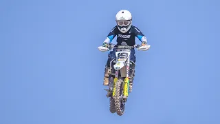 2023-2024 Dubai Motocross Round 6 Moto1 85cc Miles was caught up by Lap rider and got 6th place