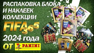 Большая распаковка наклеек из коллекции  Panini FIFA 365 2024 | Итоги по блоку