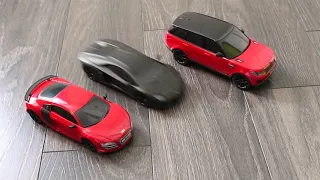 CMJ RC CARS 1:24 Scale Remote Control Cars Red Audi, Red Range Rover, Black Lamborghini