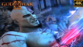 Zeus  Kills Kratos and Wiped Out All Spartan Army ( Zeus Betrayal ) Cutscene - God Of War 2
