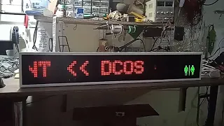 GPS based Destination Board using ESP32  and DMD display