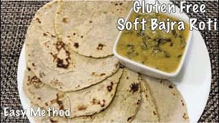 Easy & Soft Bajra Roti - Tips & Different Methods To Roll | Bajra Ki Roti |Sajje Roti | Methi Mutter