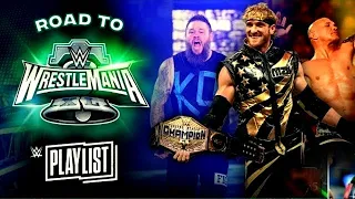 Randy vs kevin vs logan WWE universal championship FULL MATCH - Wrestlemania