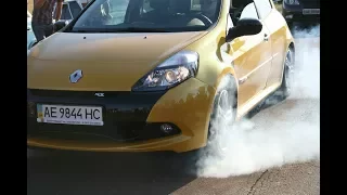 Обзор:  Renault Clio RS 203 л.с. Разгон до 100км.